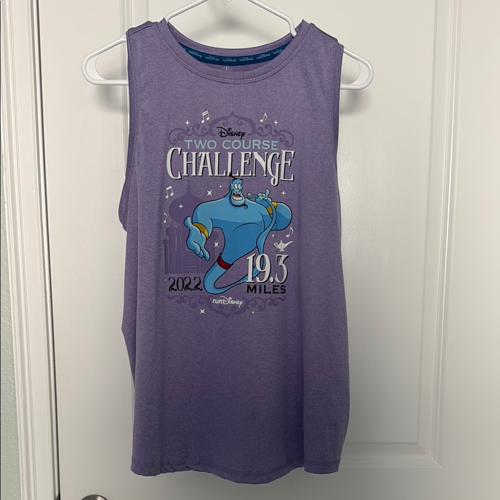 RunDisney 2022 Two Course Challenge Purple Tank Top